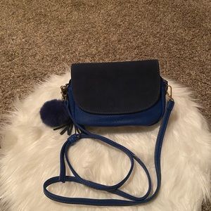 Blue crossbody